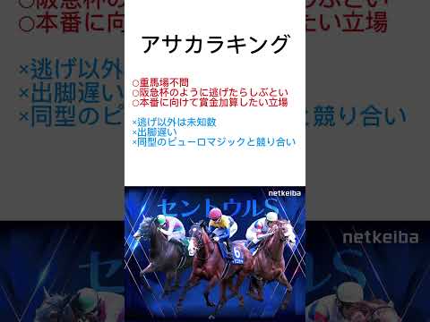 【競馬予想】セントウルステークス2024