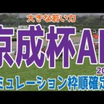 京成杯オータムハンデ2024 枠順確定後シミュレーション【競馬予想】【展開予想】京成杯AH アスコリピチェーノ ディオ コラソンビート エエヤン サンライズロナウド ディスペランツァ セルバーグ