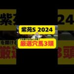 【紫苑ステークス2024】🌈厳選穴馬3頭🌈 #メチャクチャ良く当たると穴党に人気の競馬予想家 #競馬予想 #競馬 #万馬券