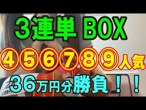 【競馬検証】40万円投資！3連単BOX④⑤⑥⑦⑧⑨人気で買ってみた！