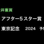 【競馬予想】　地方重賞　アフター5スター賞  東京記念　2024  予想