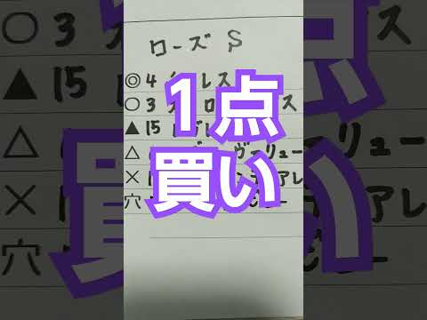 ローズステークス予想　#ローズステークス 　#ローズS　 #競馬予想　#中央競馬 　#JRA #中央競馬予想