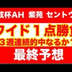 【競馬予想】２０２４紫苑S　京成杯AH　セントウルS 最終予想